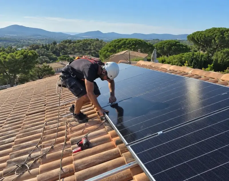 Installateur panneaux solaires Charbonnières-les-Bains — pose photovoltaïque sur toiture