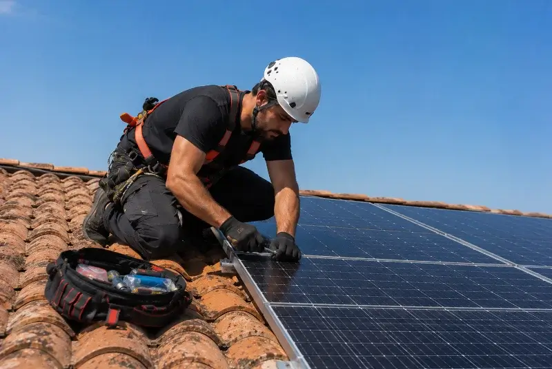 Maintenance et monitoring de panneaux solaires à Charbonnières-les-Bains