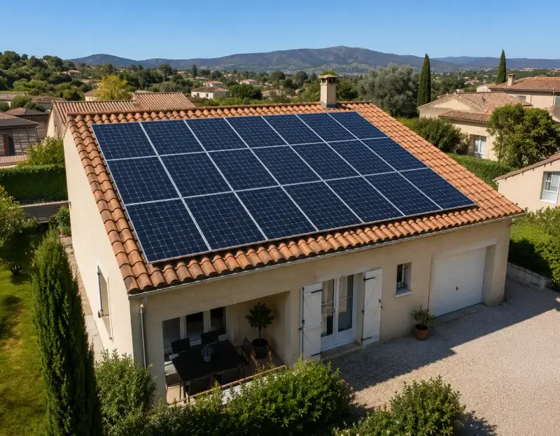 Prime à l'autoconsommation panneaux solaires Charbonnières-les-Bains — aide financière de l'État